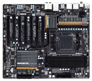   Six Core 1100T CPU + GIGABYTE GA 990FXA UD7 Motherboard Combo  