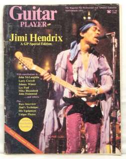 GUITAR PLAYER MAGAZINE JIMI HENDRIX SPECIAL EDITION 75  