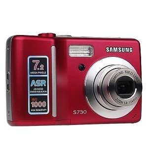   S730 7.2MP 3x Optical/5x Digital Zoom Camera (Red)