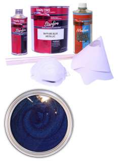 Sapphire Blue Metallic Acrylic Enamel Auto Paint Kit  
