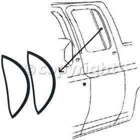 AUTO Glass Seal WINDOW NEW Driver and Passenger Side  