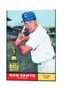 1961 Topps Ron Santo Chicago Cubs #35 Ba