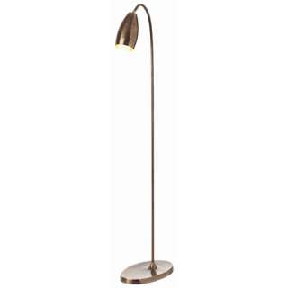 Antiqued Brass Retro Bullet Floor Lamp  