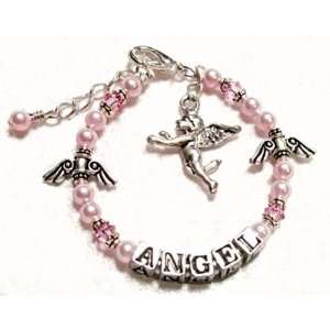  Heavenly Angels Baby Name Bracelet Jewelry