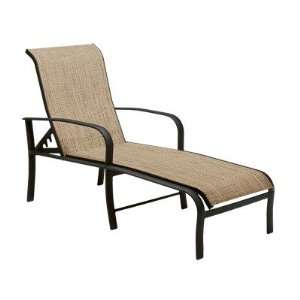  Fremont Sling Adjustable Chaise Lounge Finish Hazelnut, Sling 