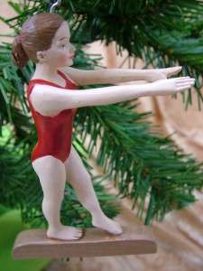 New Gymnastics Balance Beam Gymnast Christmas Ornament  