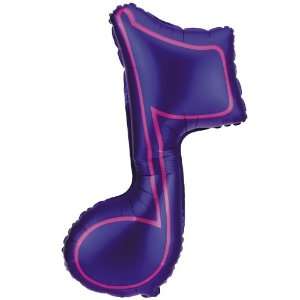  Purple Music Note Jumbo Foil Balloon Party Supplies Toys 