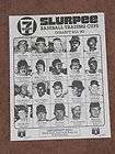 1982 7 11 Baseball Slurpee Cups Advertising Poster