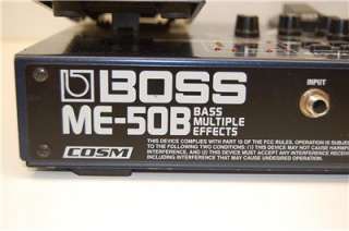 This auction is for a Boss ME 50B Bass Multiple Effects Pedal . This 