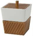   Design Spa Bamboo & Ceramic Bath Bathroom Accessories ~ Choice  