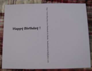 12 NEW candles on fire birthday cake postcards free ship 