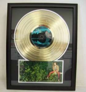 Blank Gold LP Album Record Award Custom CD/ DVD Display  