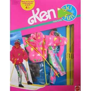 Barbie KEN Ski Fun Fashions w Accessories (1991)