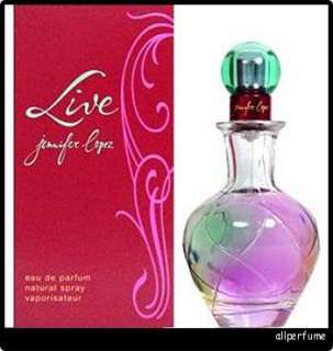LIVE by JENNIFER LOPEZ 3.4 oz 100 ml Women edp Perfume New In Box *