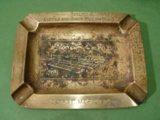 FoMoCo Detroit Copper And Brass Rolling Mills Ashtray  