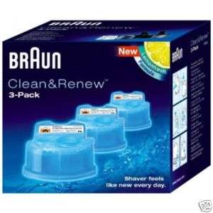 Braun Syncro Shaver System Clean & Renew Refills CCR3  