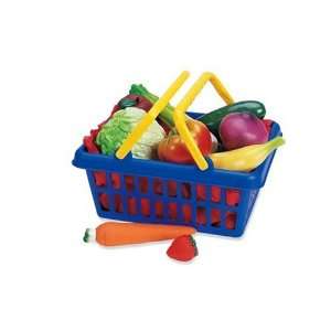  Resources Fruit & Vegetable Play Food Basket, Set of 13 Toys & Games