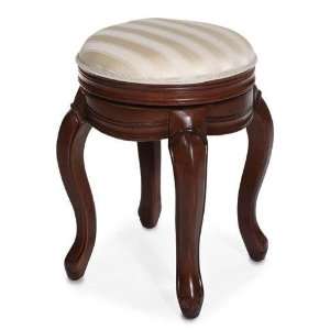  Vanity Stool Backless Swivel Cherry