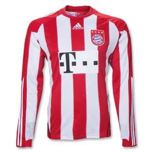  Bayern Munich 10/11 LS Home Soccer Jersey Sports 