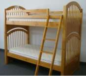 Twin over Twin Mountain River Honey Bunk Bed