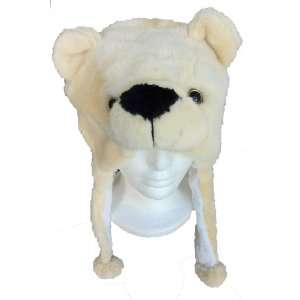  Bear Animal Hat (Costume) with Pom Poms 