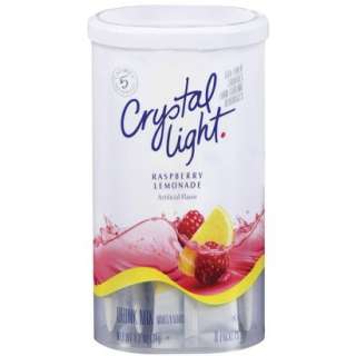 Crystal Light Raspberry Lemonade Drink Mix . 1.2 oz.   Makes 8 qt 