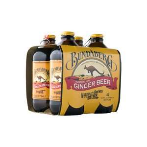 Bundaberg Ginger Beer Non alcoholic Beverage (Australia) 4 pack 375ml