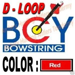 BCY RELEASE STRING D LOOP Archery Bow Bow RED # 24  