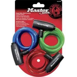  2 each Masterlock Bike Lock/Cable (8127TRI)