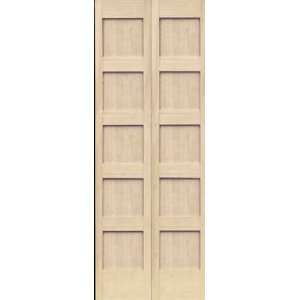    Interior Door Maple Five Panel Shaker Bifold