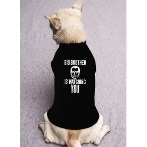  BIG BROTHER IS WATCHING YOU 1984 government book DOG SHIRT 