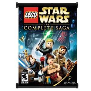  Lego Star Wars The Complete Saga Game Fabric Wall Scroll 