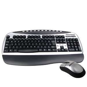   Brazil Keyboard & Optical Mouse Kit (Black/Silver) Electronics