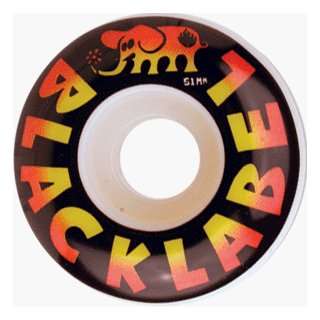  Black Label Skateboards Og Elephant Fade 51mm (4 Wheel 