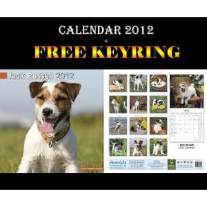  JACK RUSSELL DOGS CALENDAR 2012 + FREE KEYRING Office 