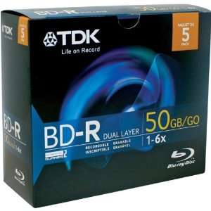  6x Rewritable Dual Layer Blu ray Disc Electronics
