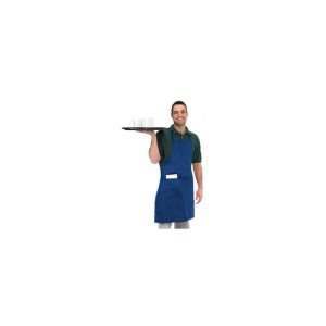 Chef Revival Navy Blue Bib Apron with Side Pocket  