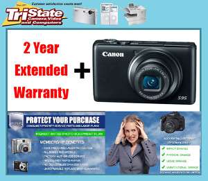 Canon Powershot S95 BLACK Digital Camera+ 2yr Wrnty NEW 13803126556 