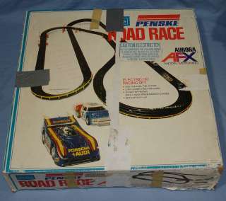 Aurora AFX HO Scale Slot Car Racing  Track Road Pace Set Box