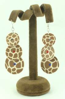 Fashion soft ceramic modeling clay dangle earring 52112  