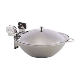 Spring Stainless Steel Buffet/Wok Server With Cover  15 1/4  