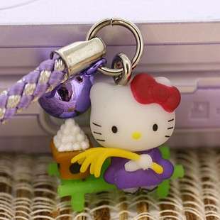 Brand New Lovely Cell Phone Strap Charm   Hello Kitty HK218