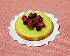 Dollhouse Miniature Berry Topped Cheesecake