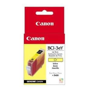New Canon BCI 3ey Yellow Ink Cartridge Inkjet 340 Page 1 Each Retail 