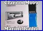 CLARION M109 MARINE BOAT RADIO CD/ AUX ~ WATERTIGHT NEW