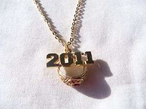 2011 Graduation Year School Color Class Ring Necklace  