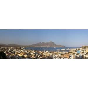  Africa, Cape Verde, Sao Vicente, Mindelo, View of Old Town 