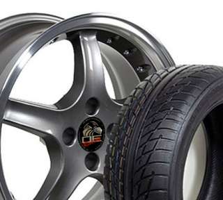 17x8 Cobra R 4 Lug Rivet Wheels Rims Tires Fit Mustang®  