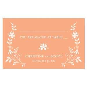  Forget Me Not Table Sign Card   Victorian Purple