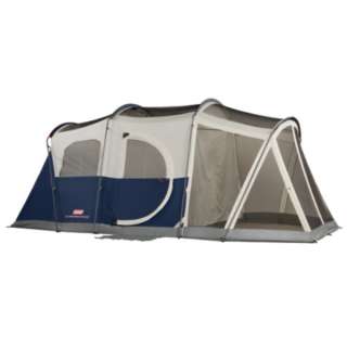 NEW COLEMAN WeatherMaster 6 Person 3 Room Screened Tent 076501021714 